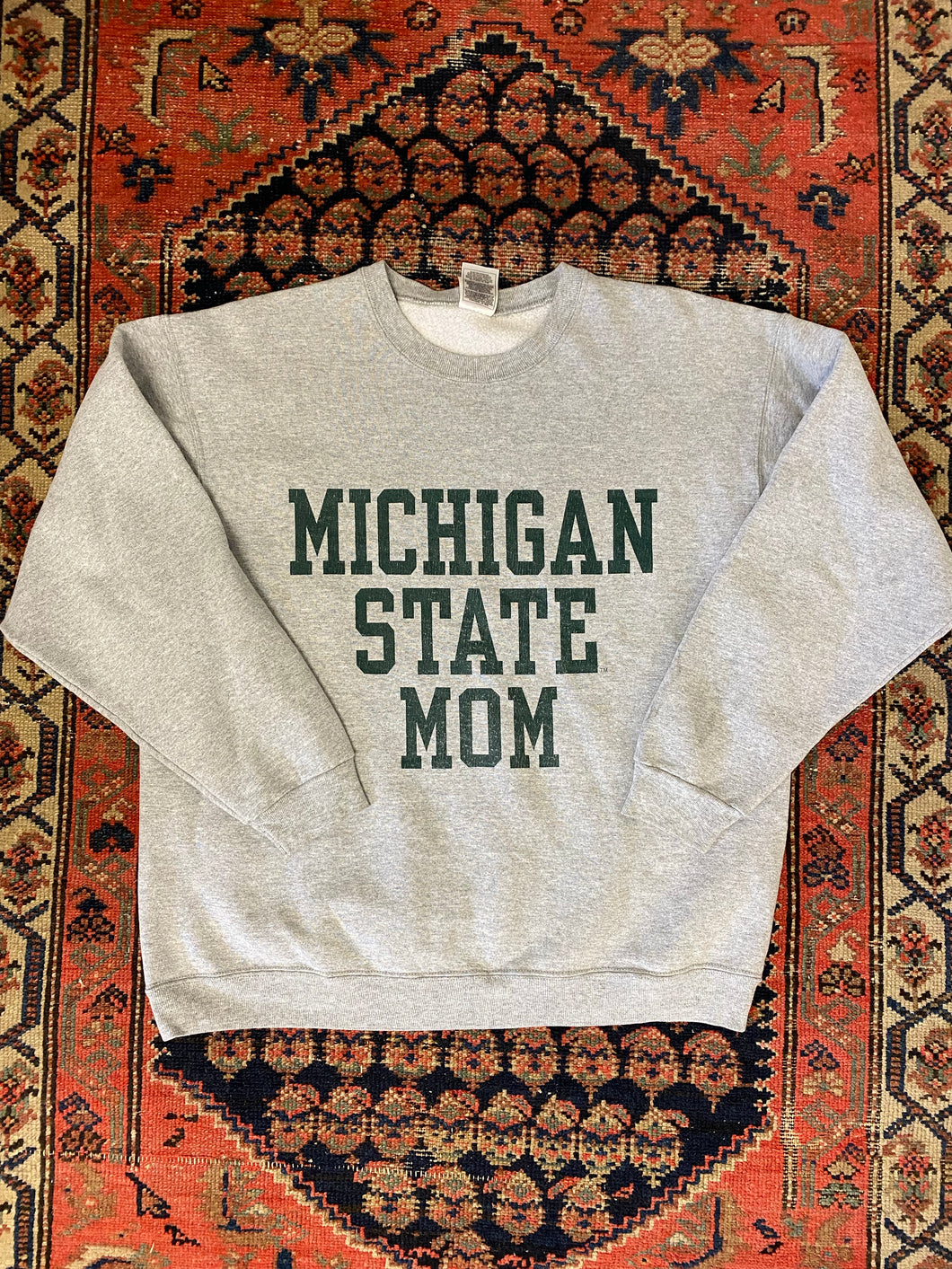 Vintage Michigan State Mom Crewneck - M