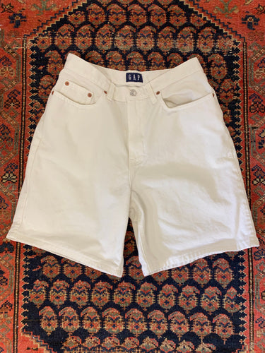Vintage High Waisted Gap Denim Shorts - 28in
