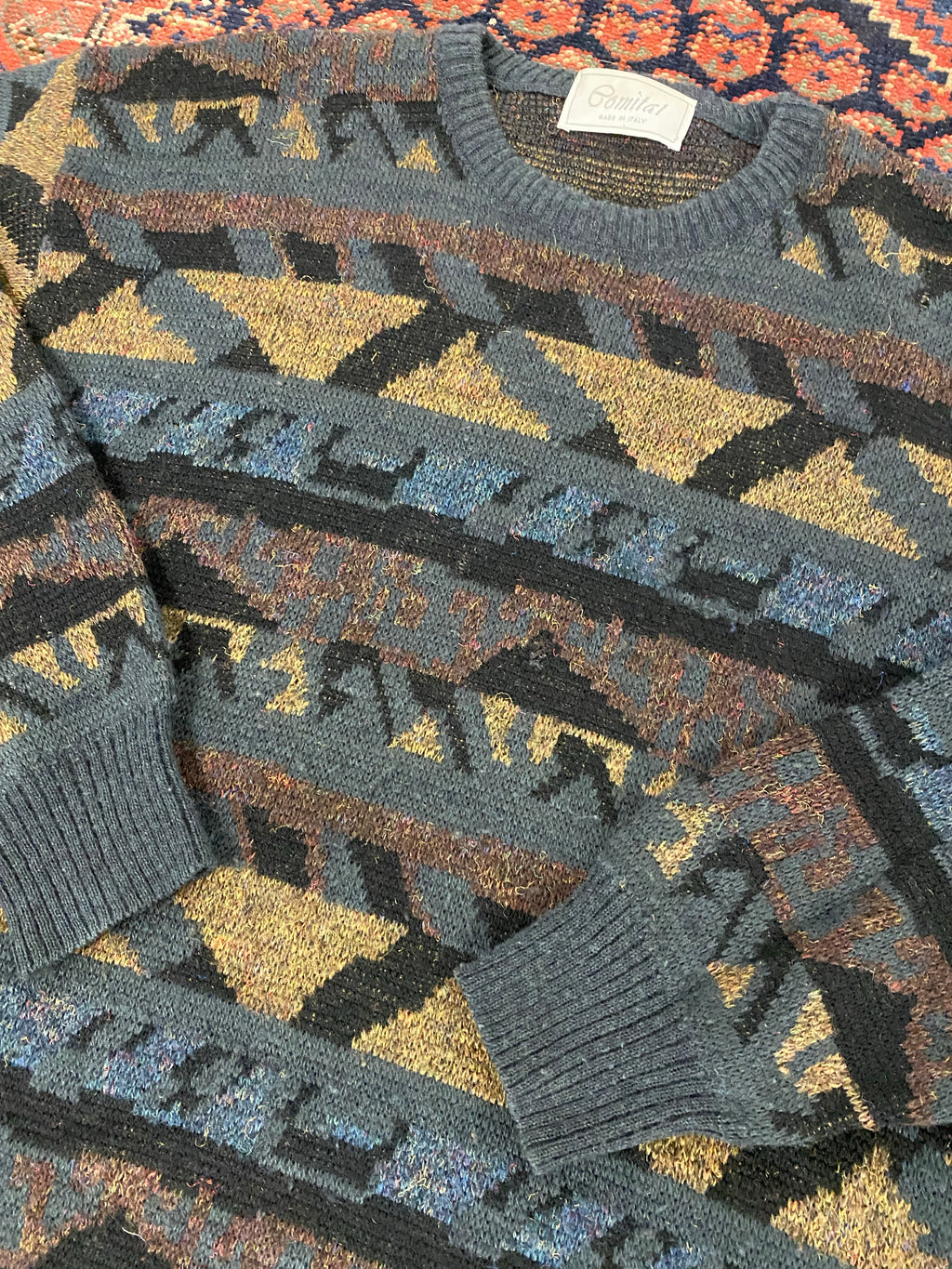 Vintage Knit Sweater - L