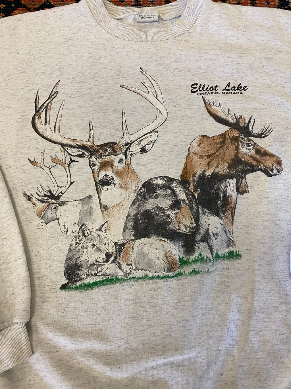 90s Ontario Wildlife Crewneck - L