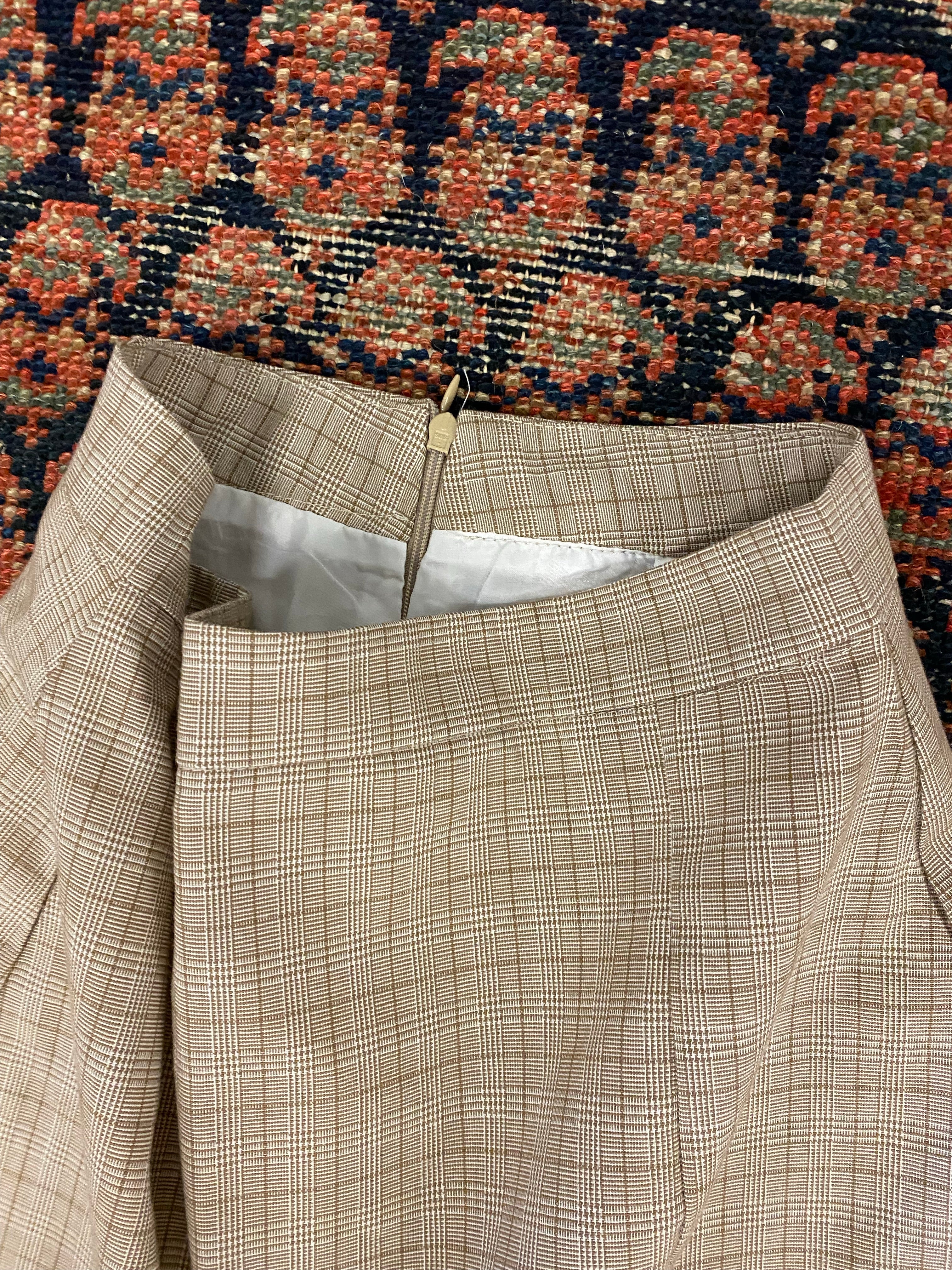 90s Plaid Skirt - 24in