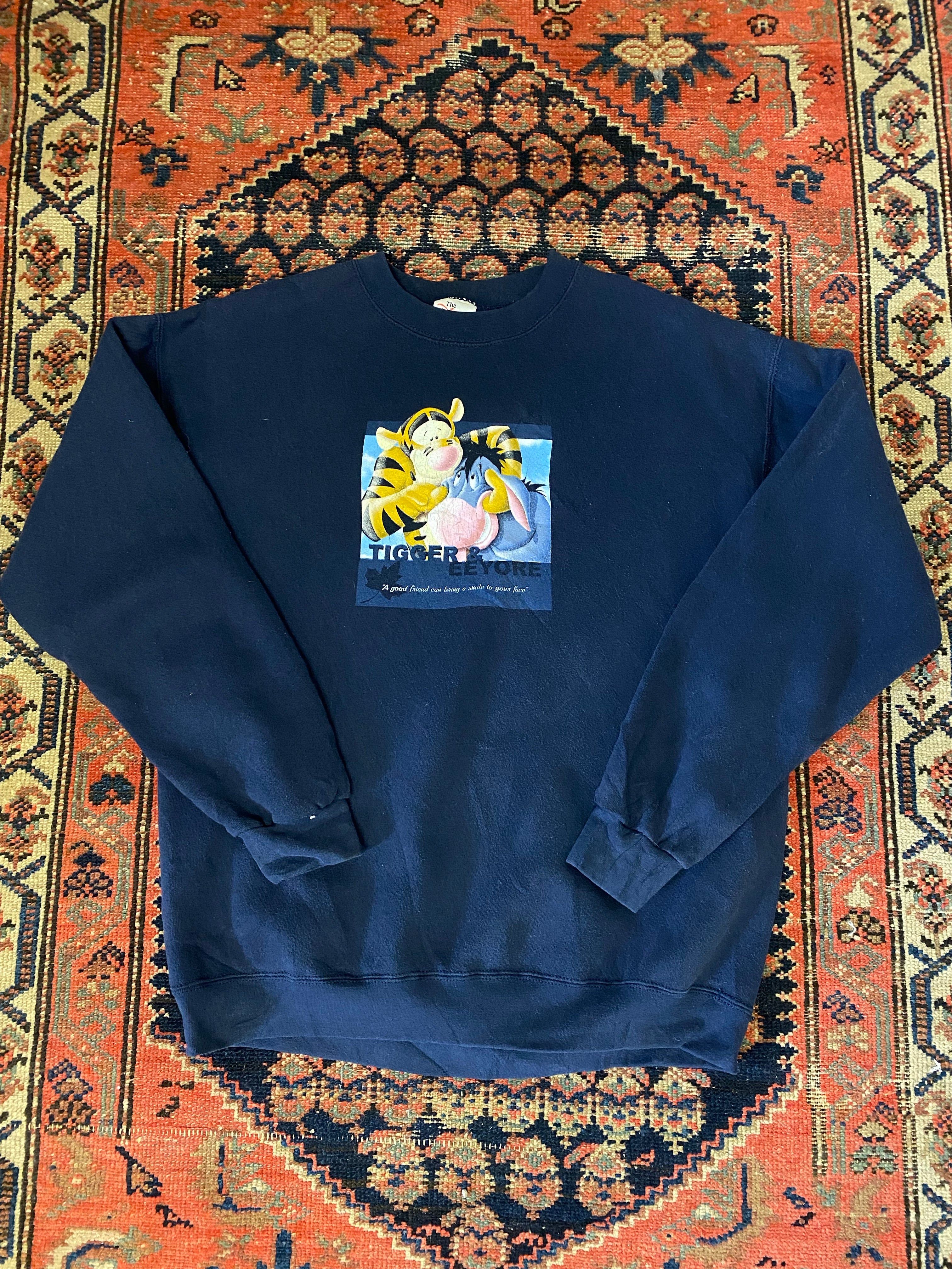 Vintage Tigger & Eeyore Crewneck - M