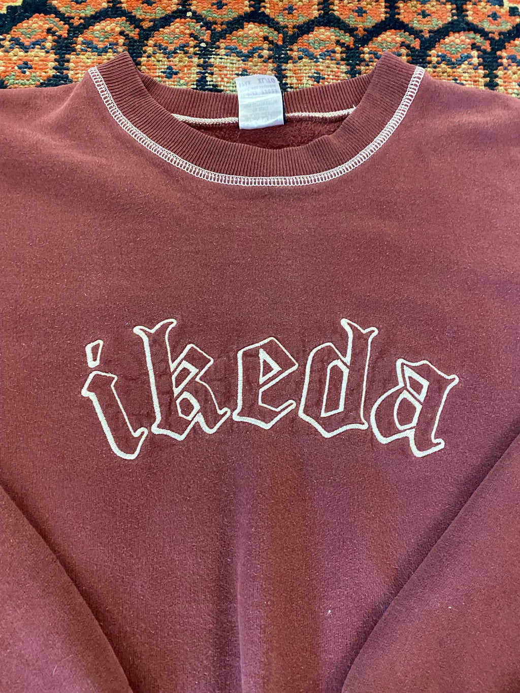 Vintage Contrast Stitch Ikeda Crewneck - M/L