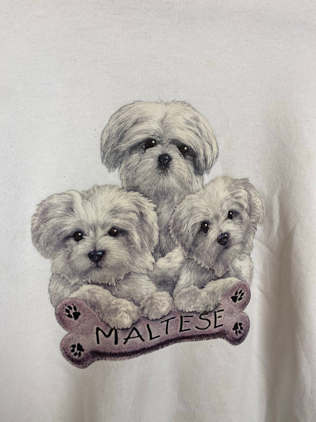 90s Maltese Hanes crewneck