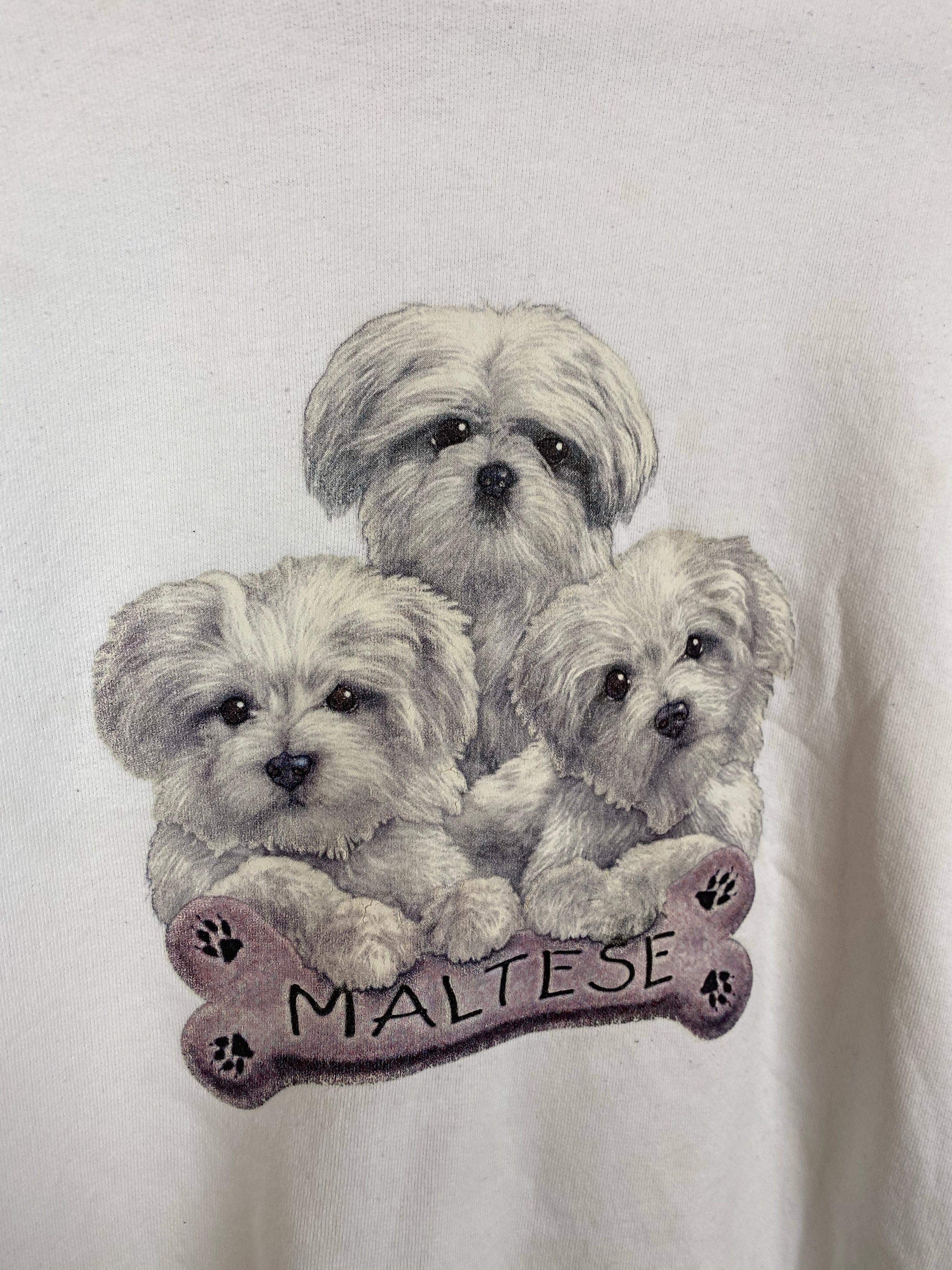 90s Maltese Hanes crewneck