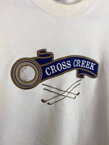 90s embroidered Golf crewneck