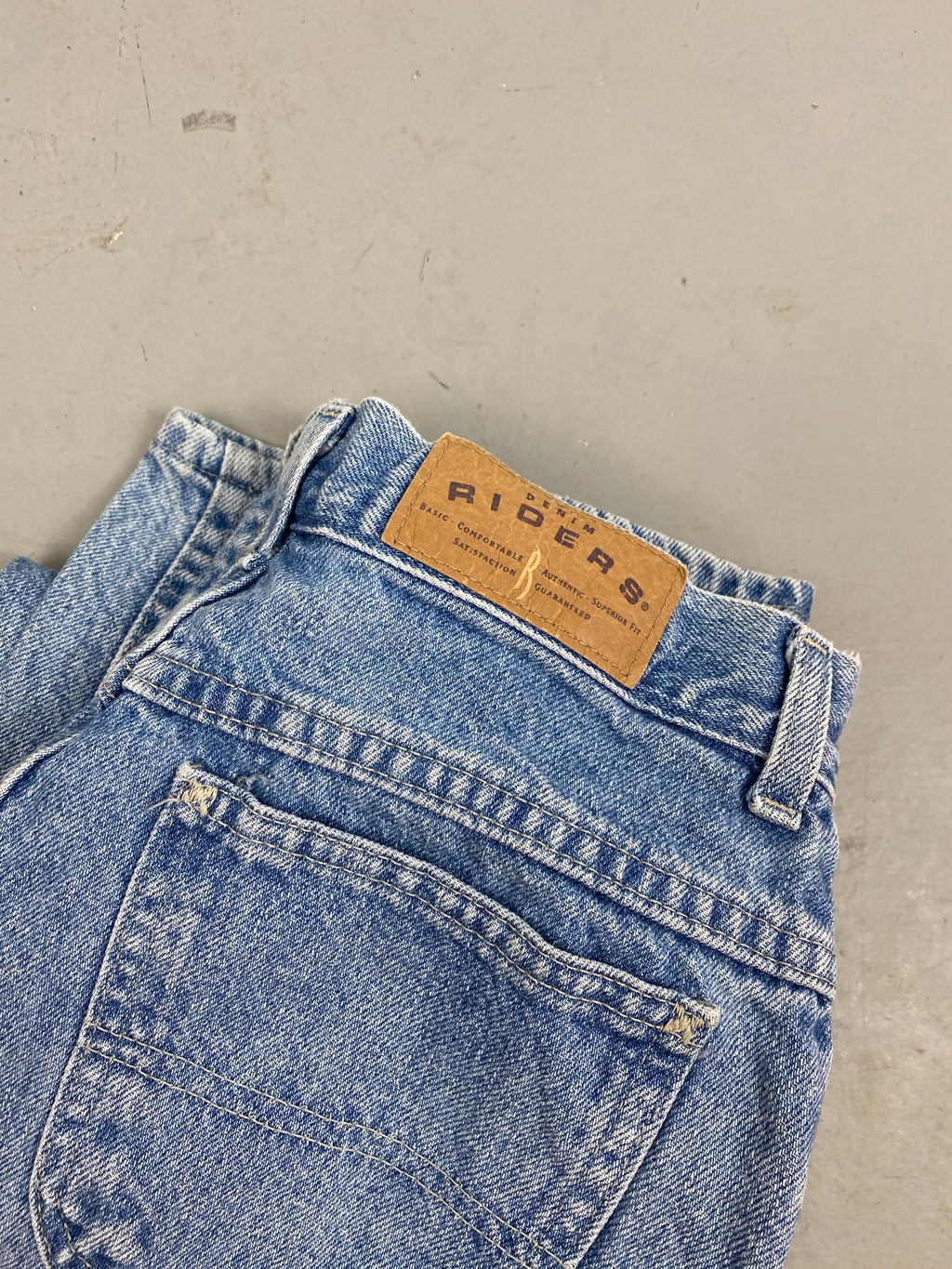 90s straight leg rider denim