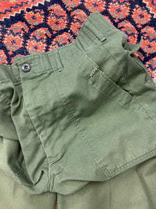 Vintage Fatigue Pocket Pants - 26IN/W