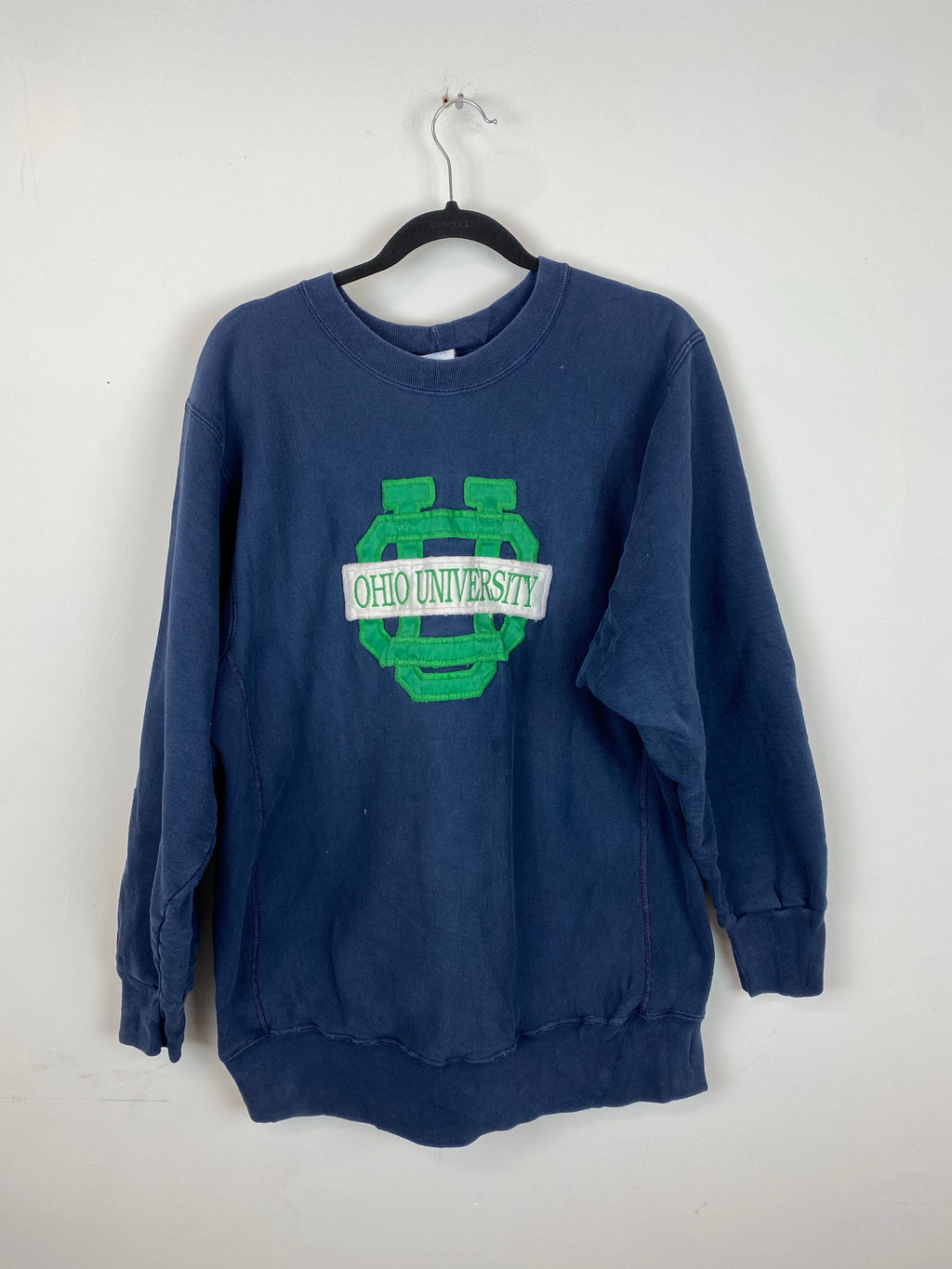 Vintage embroidered Ohio University crewneck - L