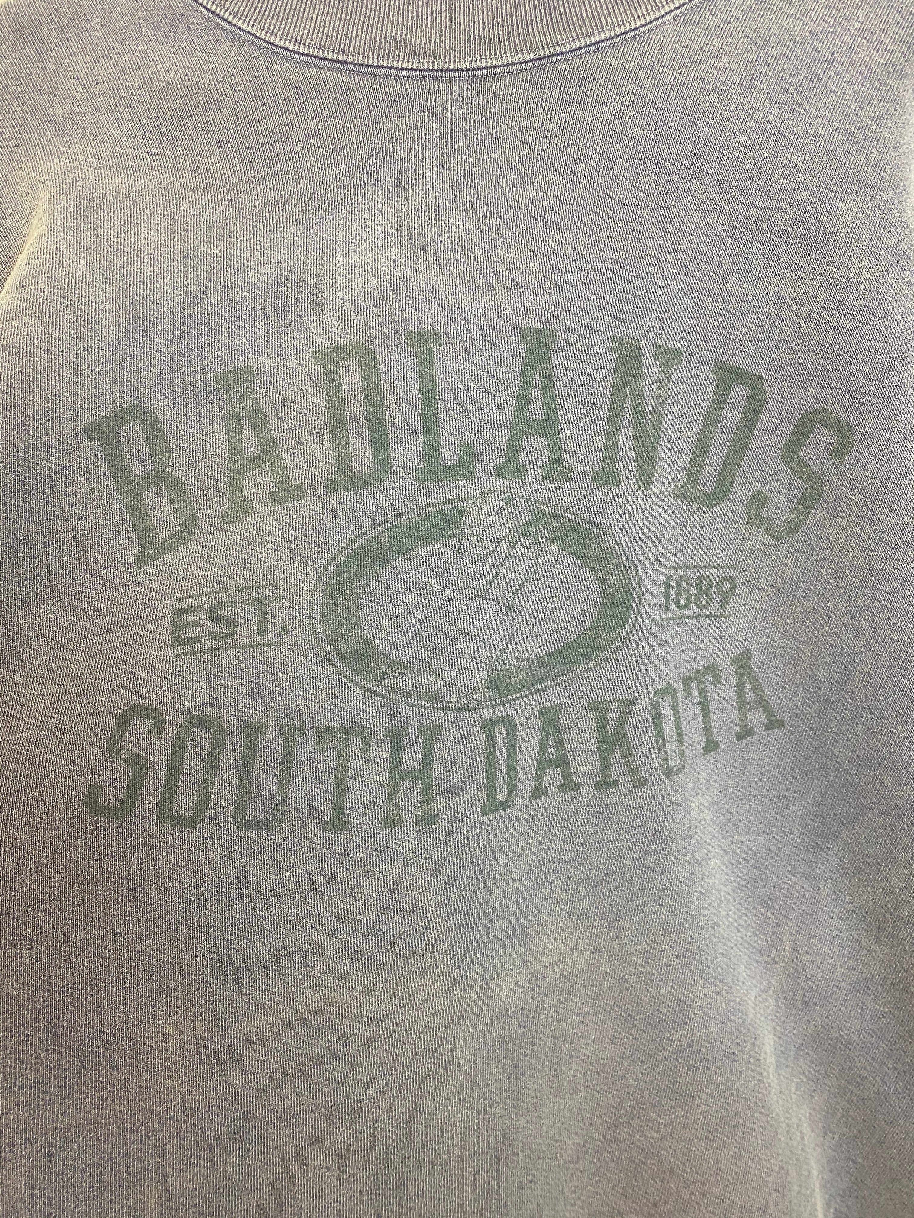 90s Stone Wash South Dakota Badlands Crewneck - XL