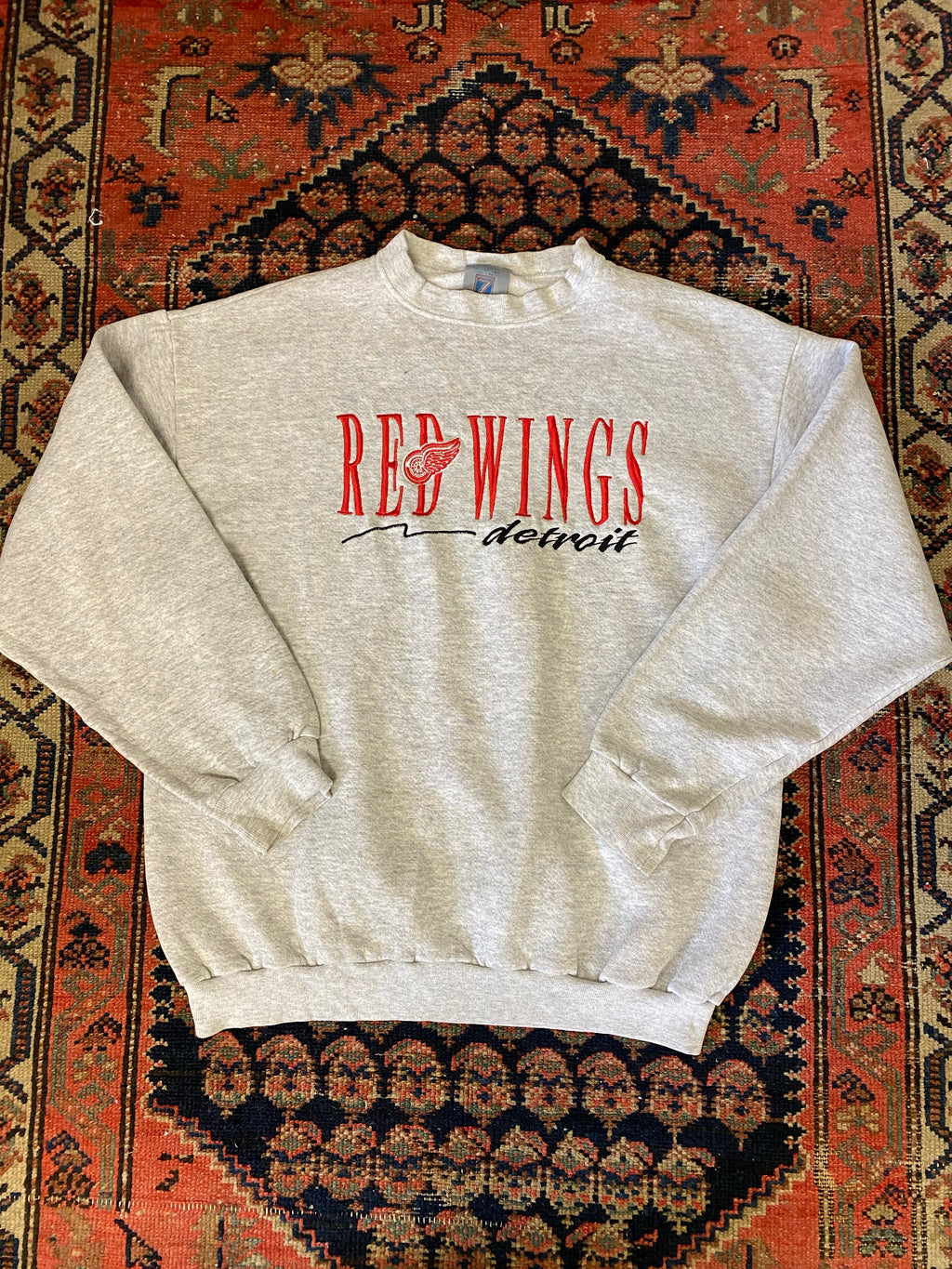 Vintage Detroit Red Wings Hockey Crewneck - S