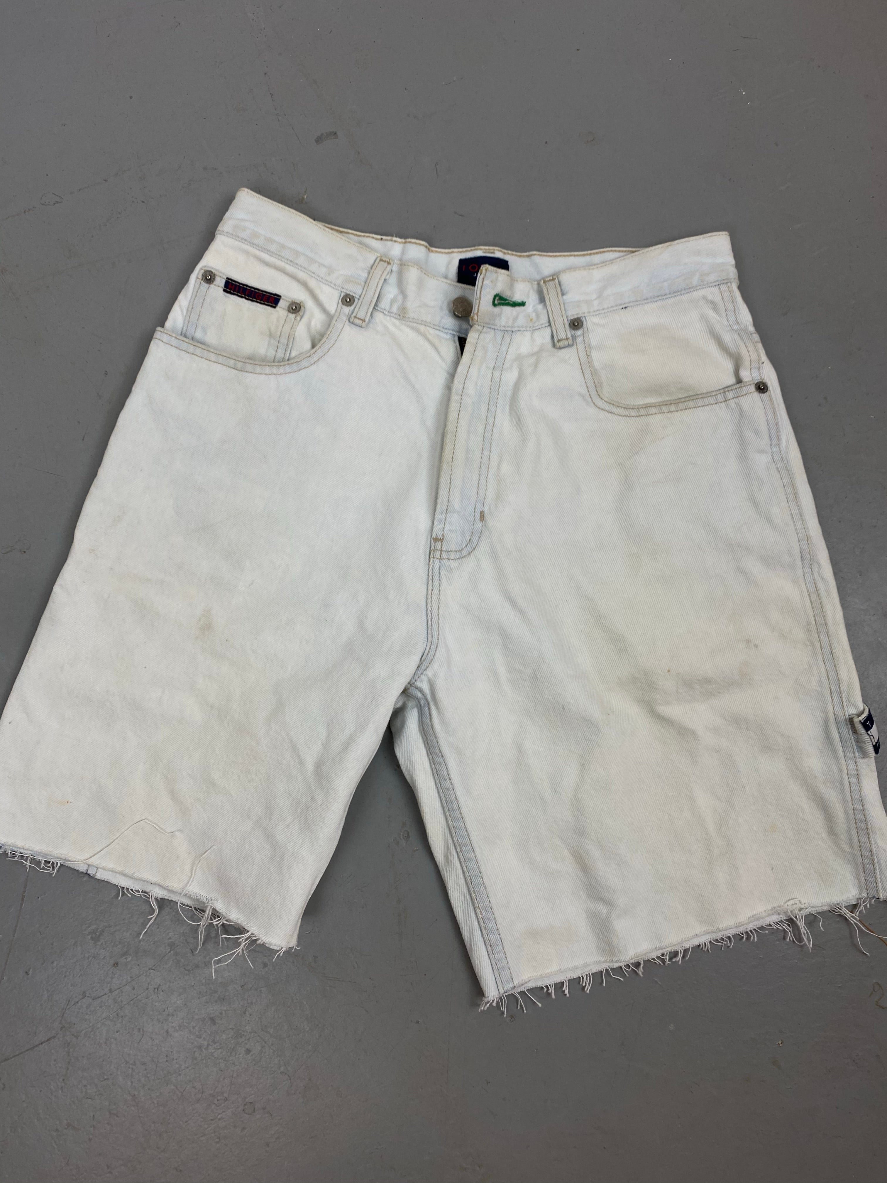 Vintage Tommy cut off carpenter shorts