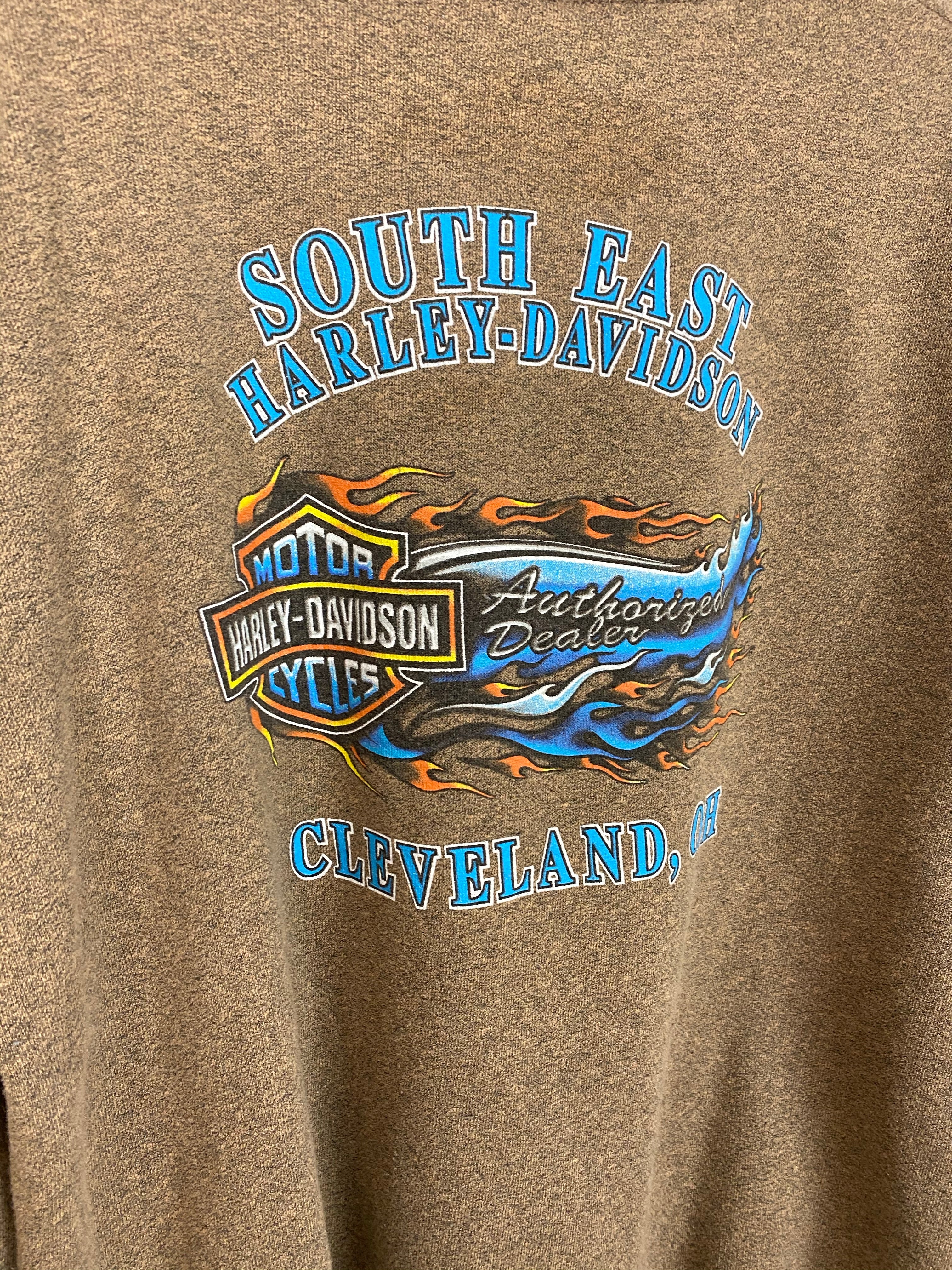 90s Front and back Harley Davidson crewneck - L