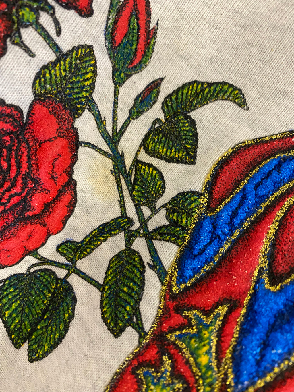 Vintage Cowboy Booties Crewneck - M