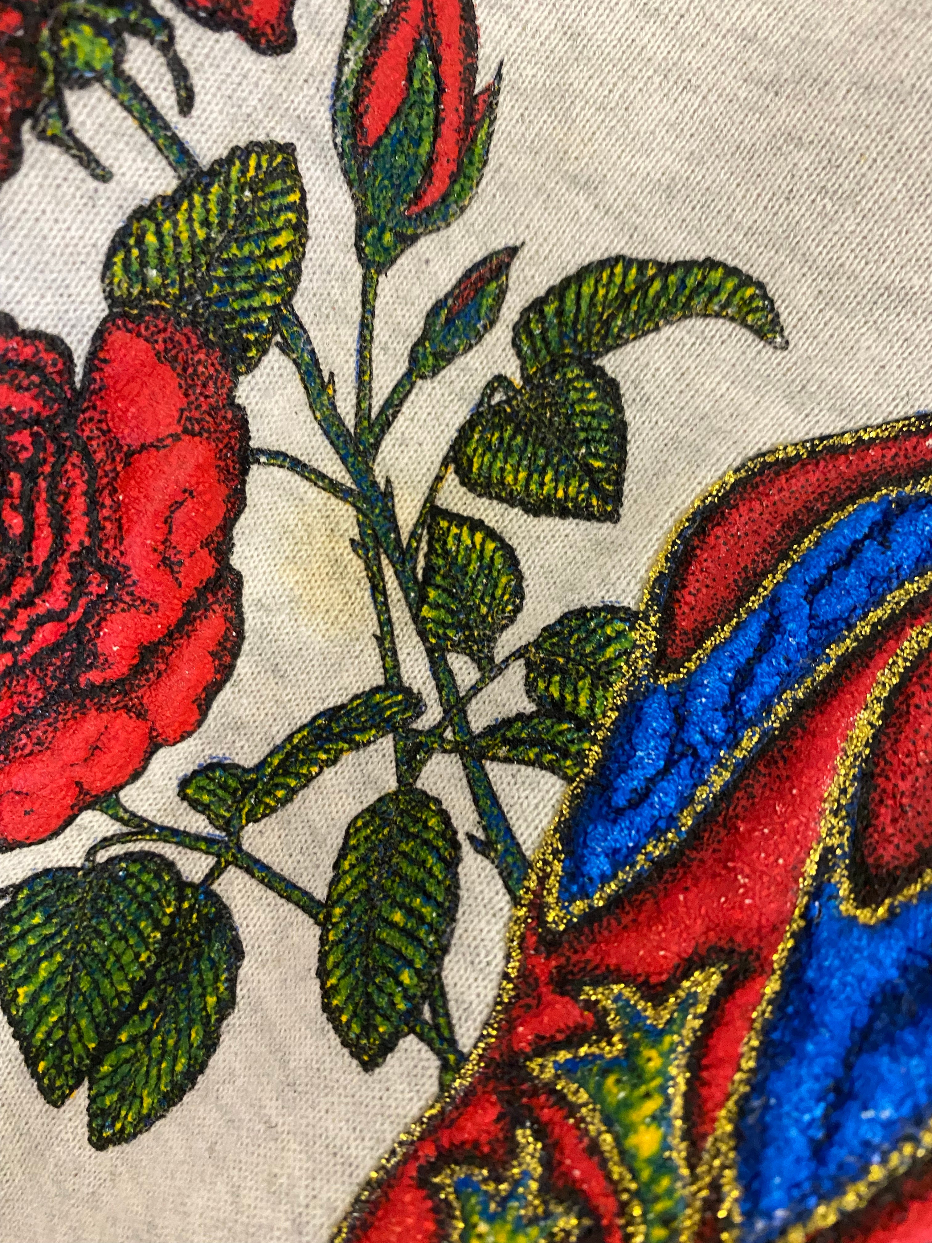 Vintage Cowboy Booties Crewneck - M