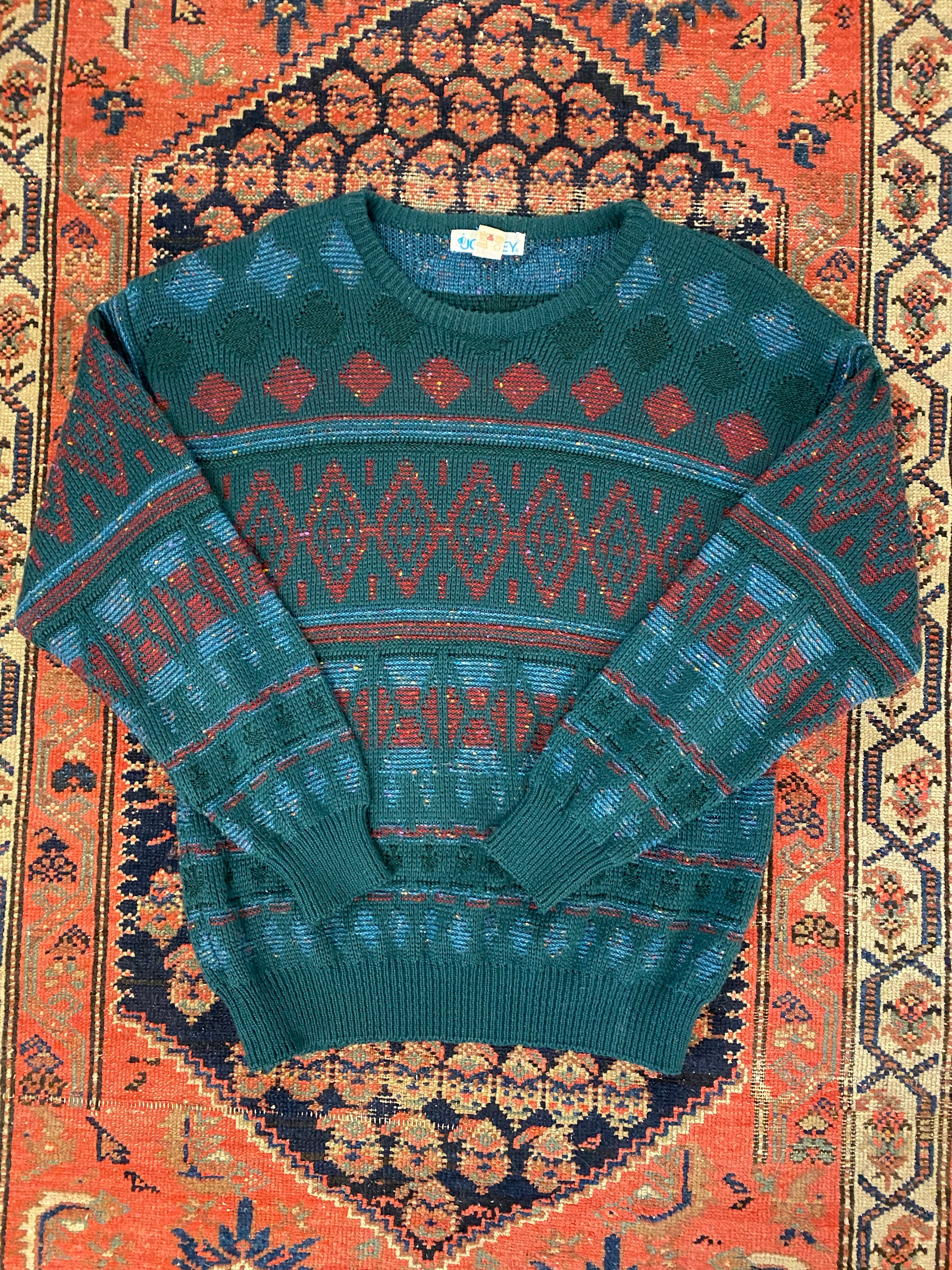 90s Knit Sweater - L