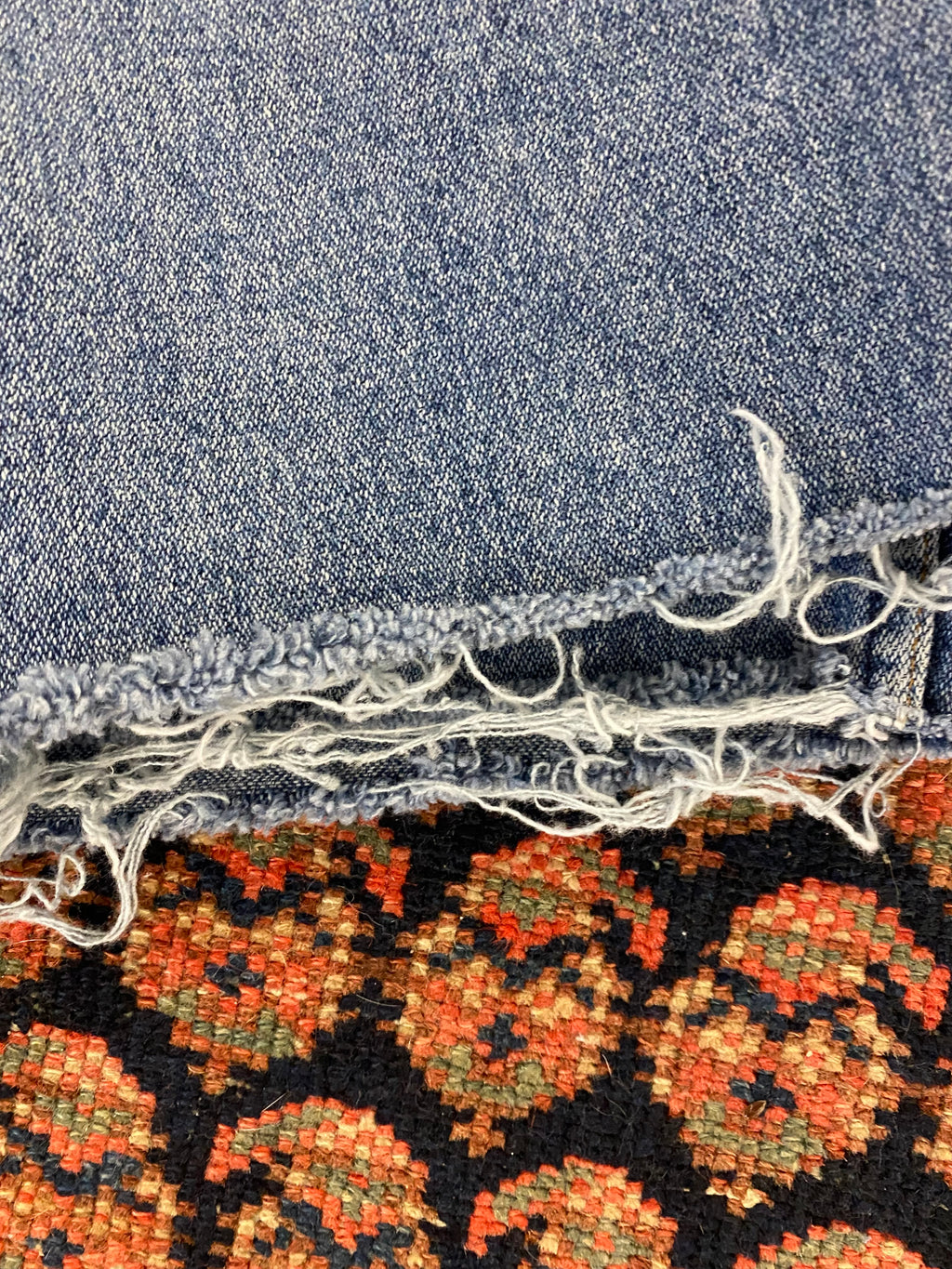 Vintage Wrangler High Waisted Frayed Denim Shorts - 26in