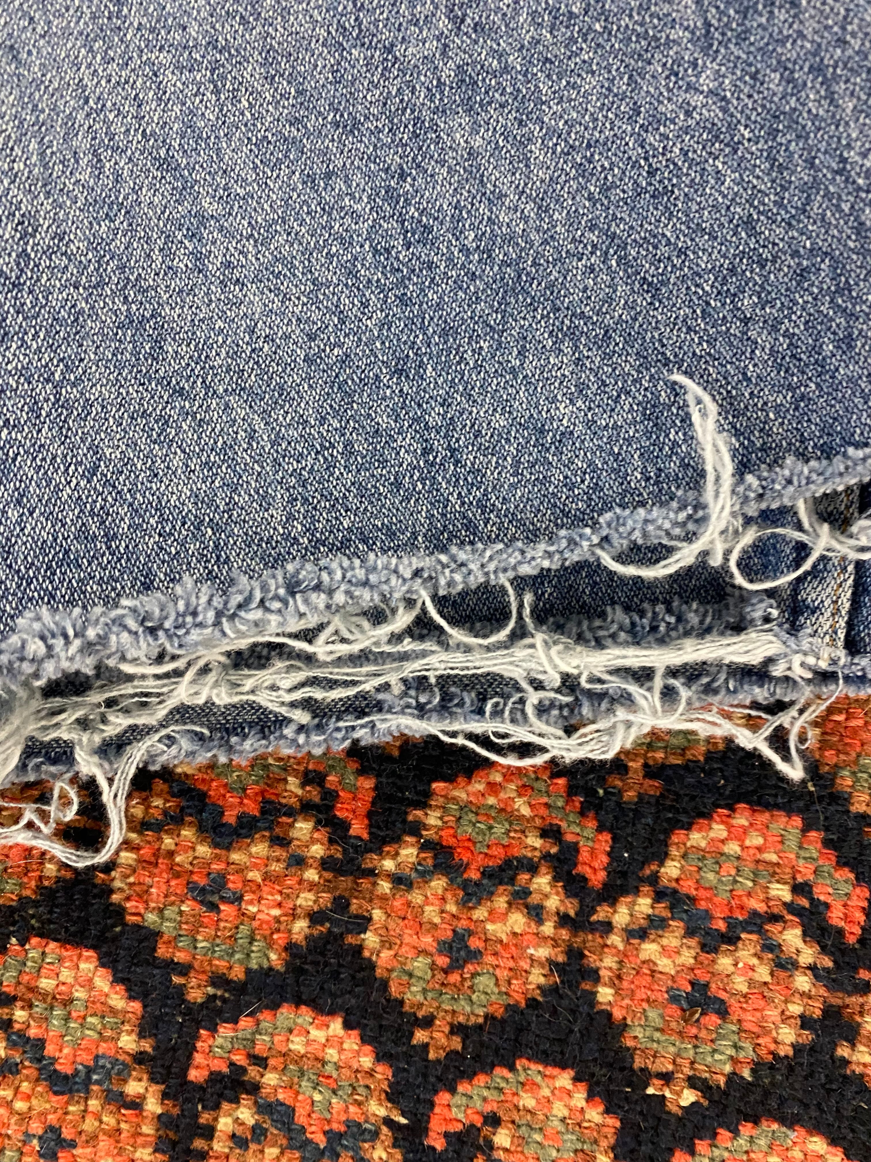 Vintage Wrangler High Waisted Frayed Denim Shorts - 26in