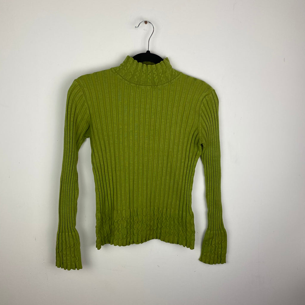 Funky green long sleeve top