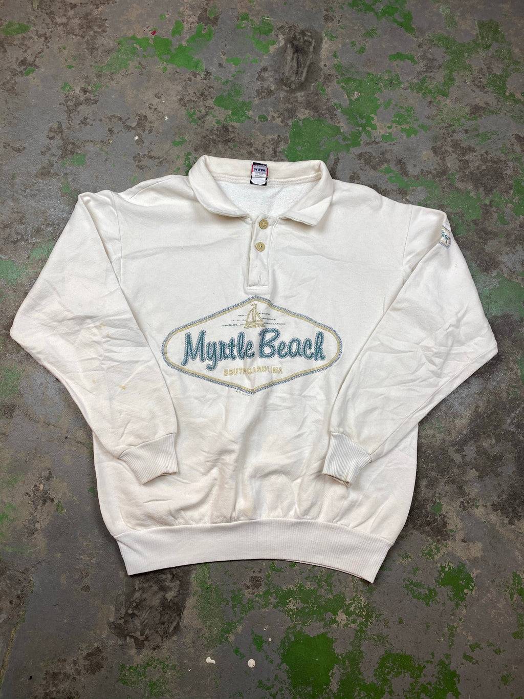 Collared myrtle beach crewneck