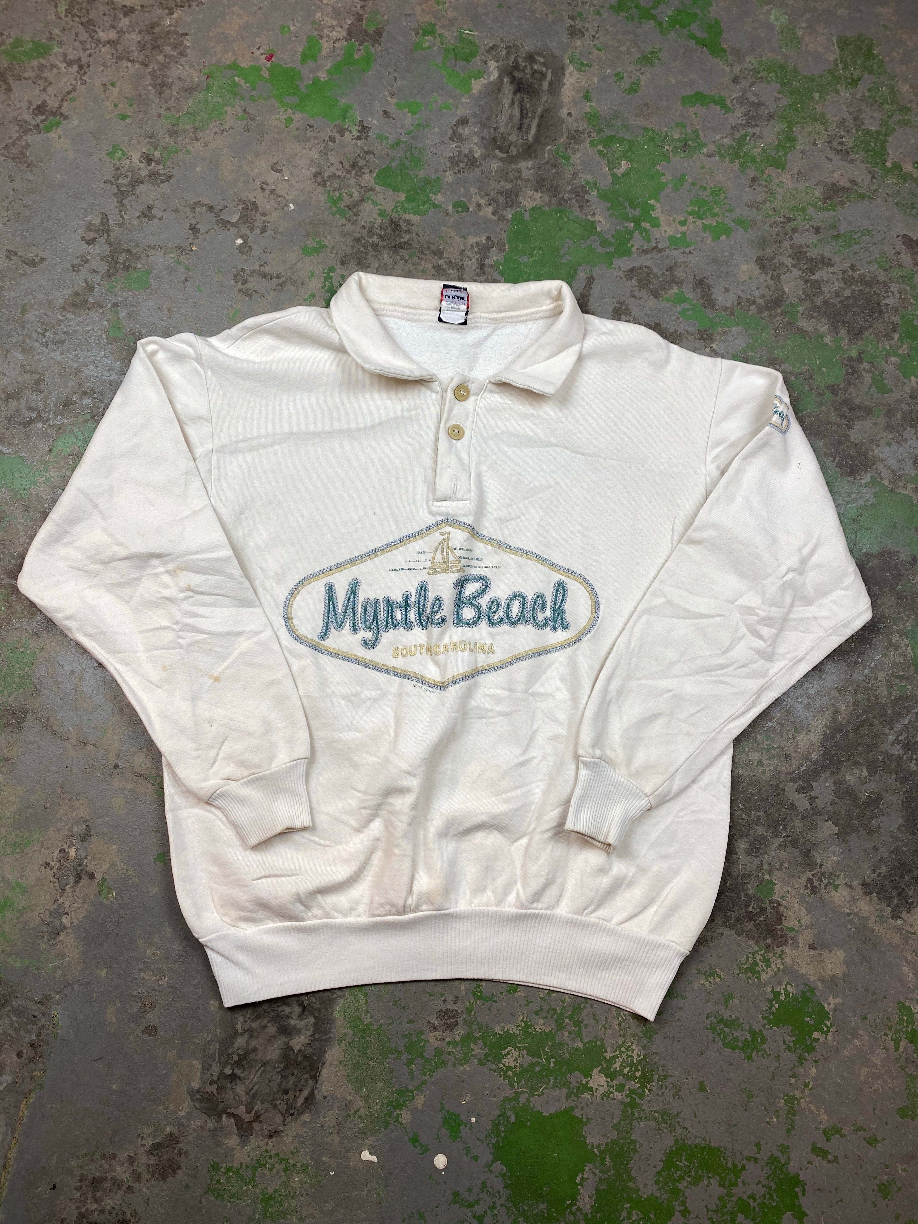 Collared myrtle beach crewneck