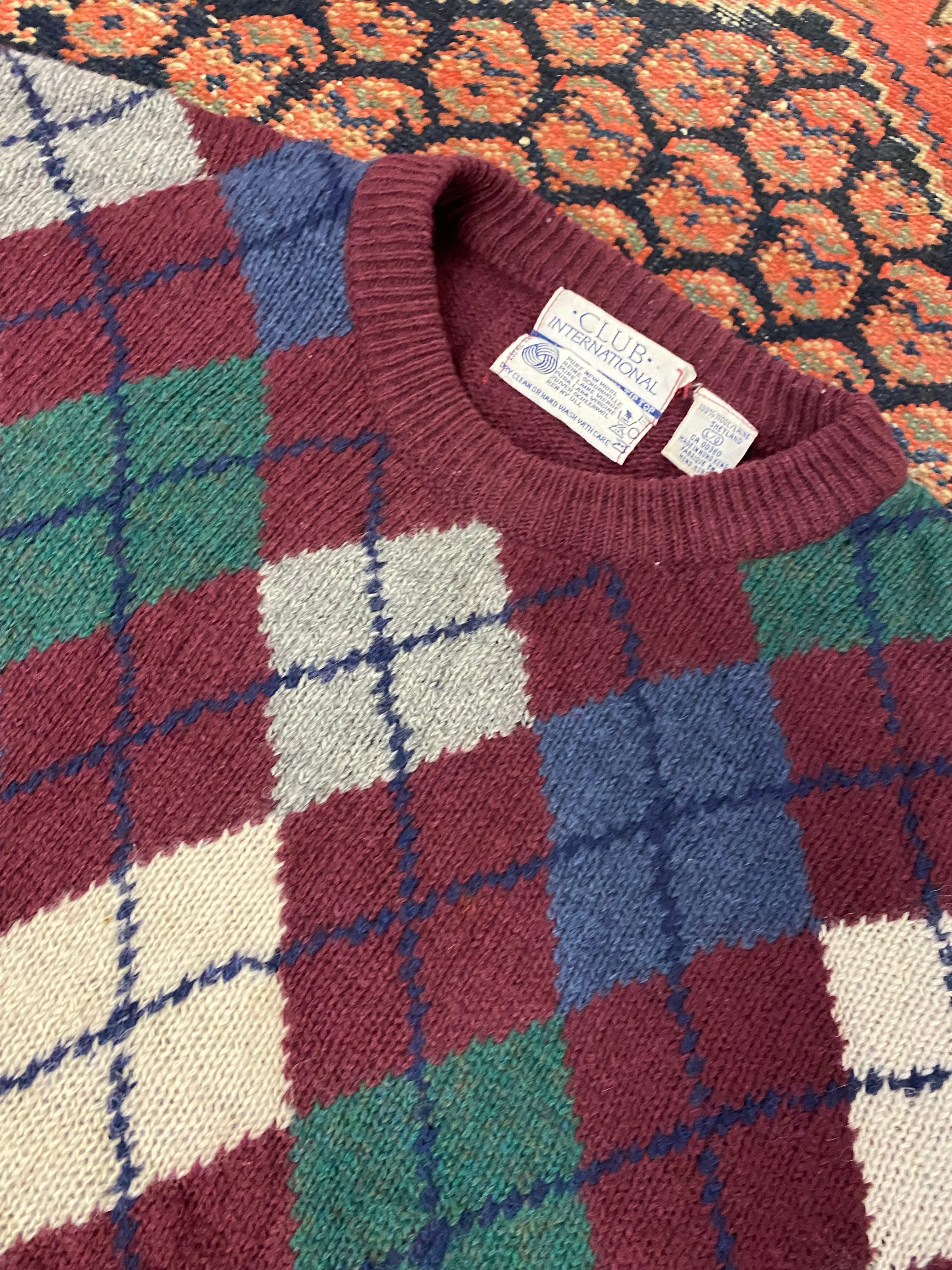 Vintage knit Sweater - L