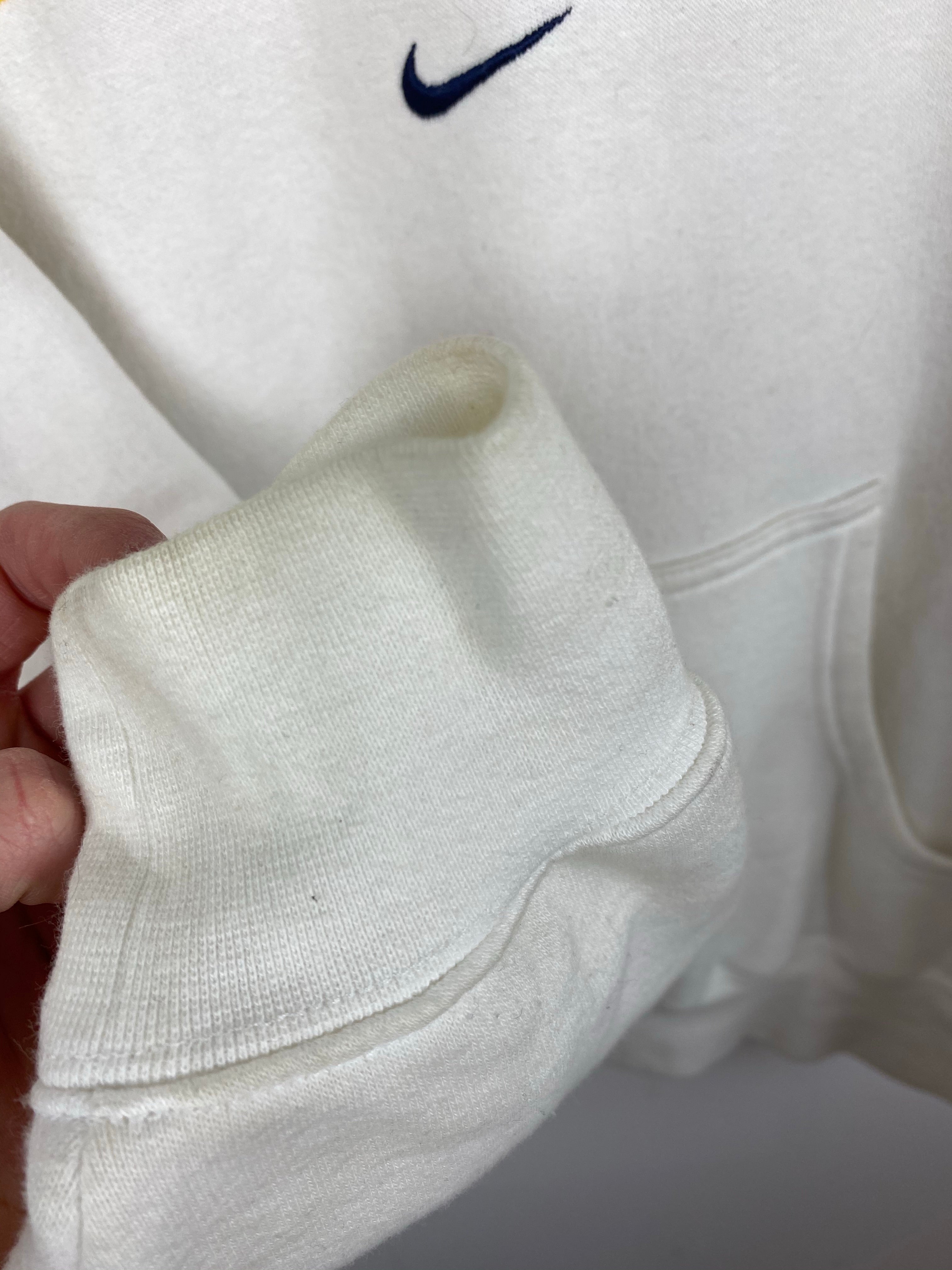 Vintage Michigan Nike white hoodie