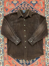 Load image into Gallery viewer, Vintage Thick Corduroy Button Up Shirt - L