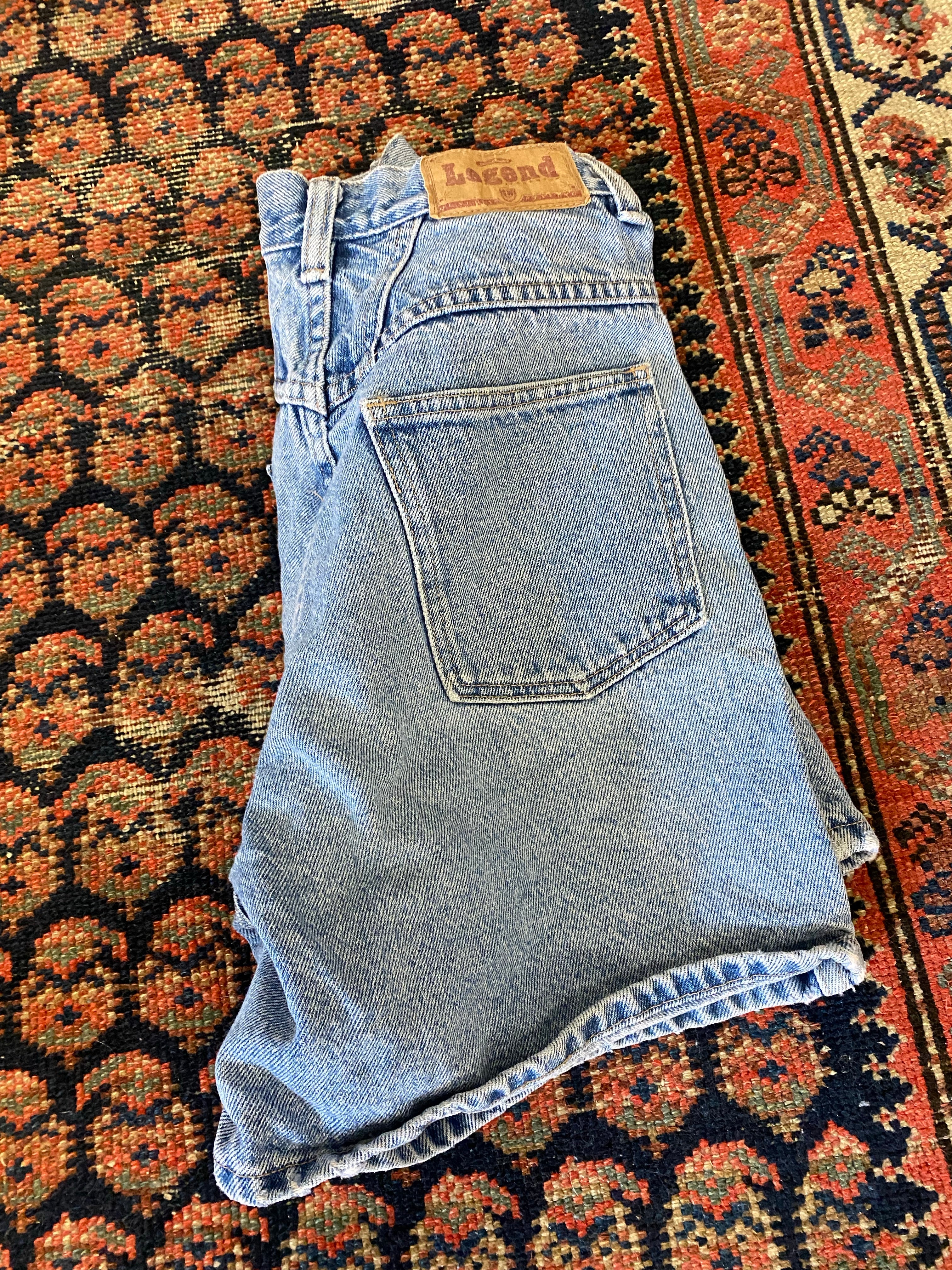 90s high Waisted Legend Denim Shorts - 23in