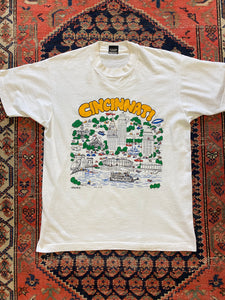 1991 front and back Cincinnati t shirt - S/M