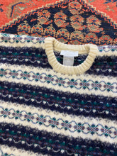 Load image into Gallery viewer, Vintage wool patterned sweater - M