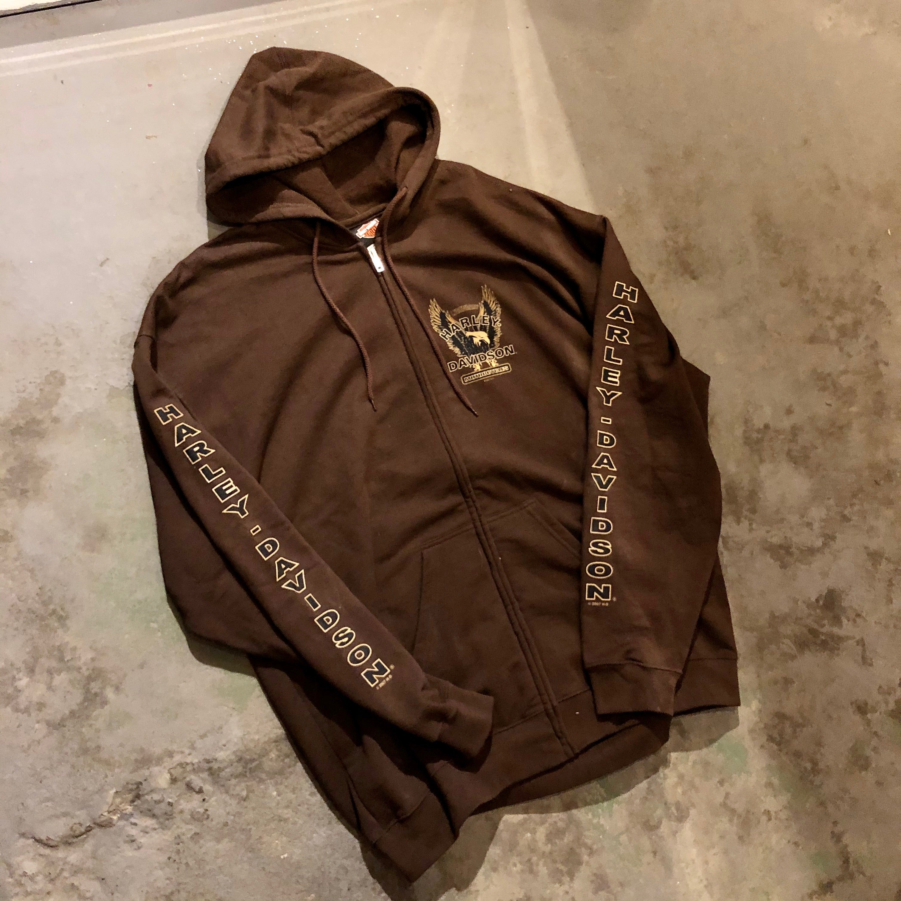 Full zip Harley Sweater