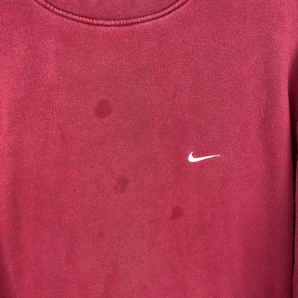 Burgundy Nike crewneck
