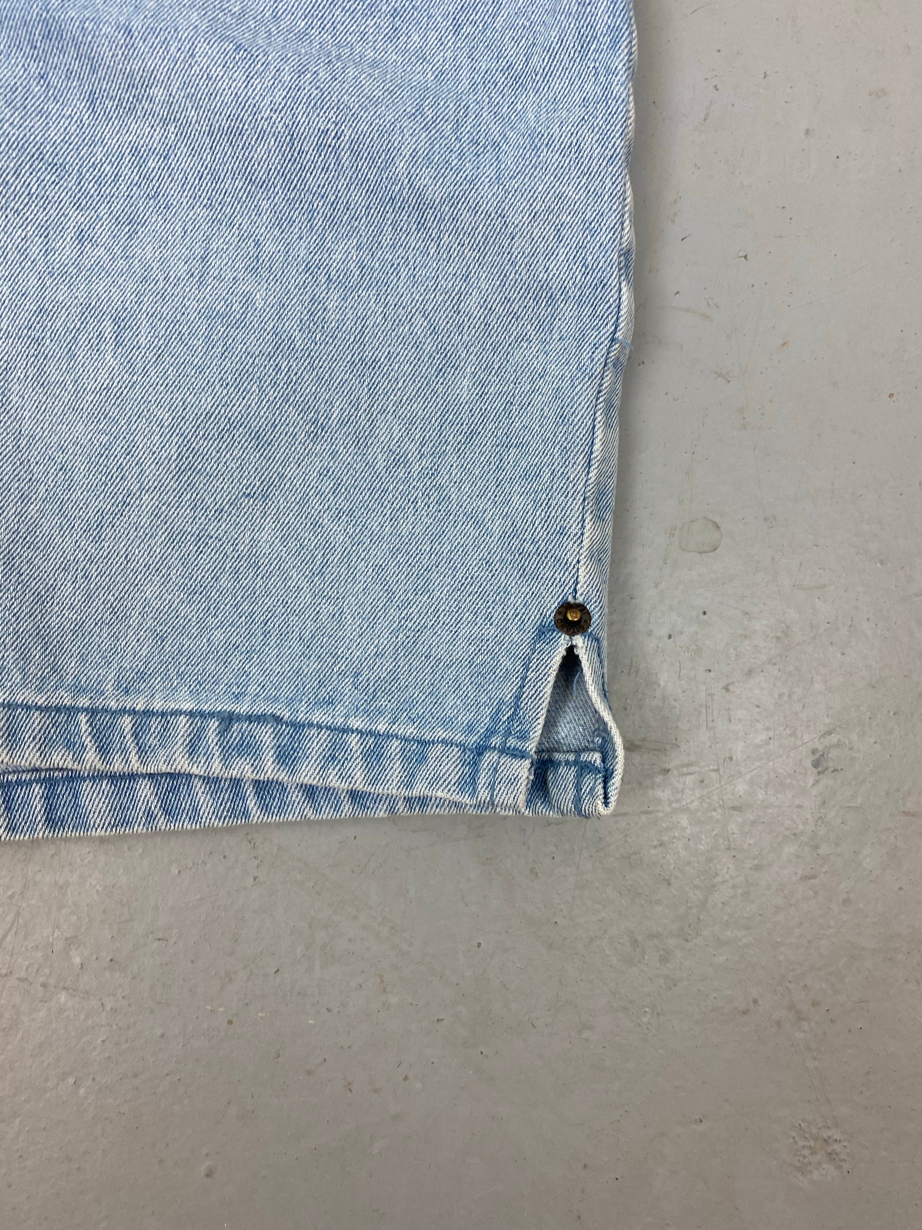 90s high waisted Gitano denim shorts - 31 in