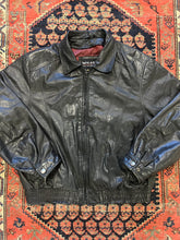Load image into Gallery viewer, VINTAGE LEATHER BOMBER JACKET - MEDIUM