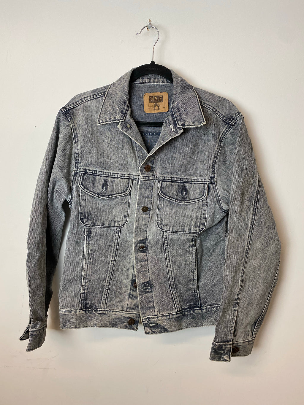 90s Stone Wash Gap Denim Jacket - Men’s XS