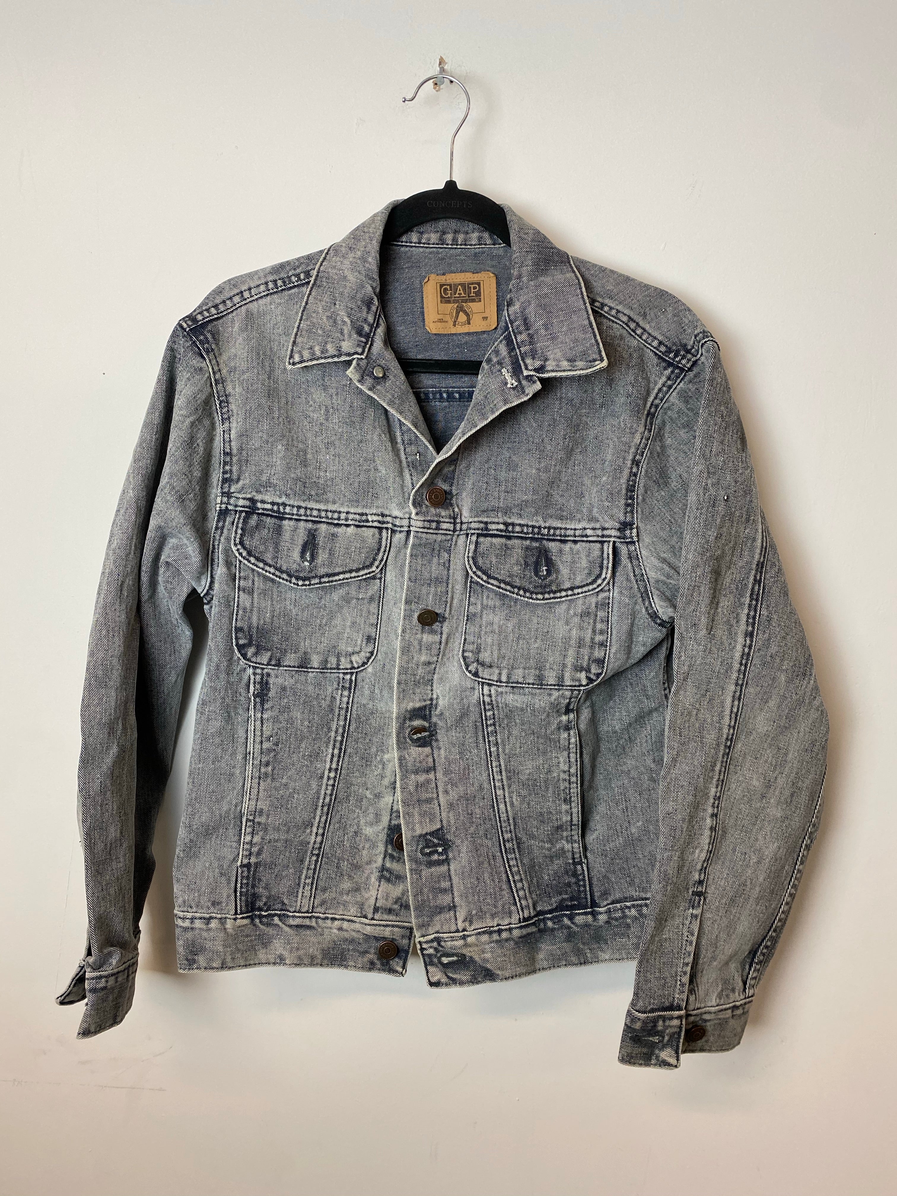 90s Stone Wash Gap Denim Jacket - Men’s XS