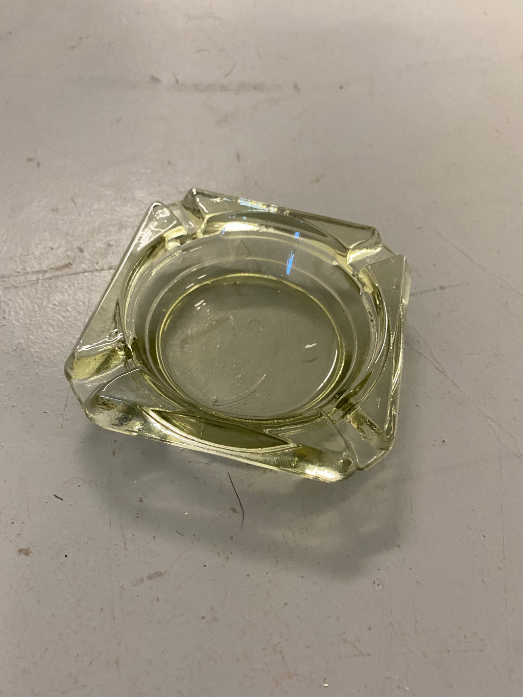 Vintage tinted ashtray