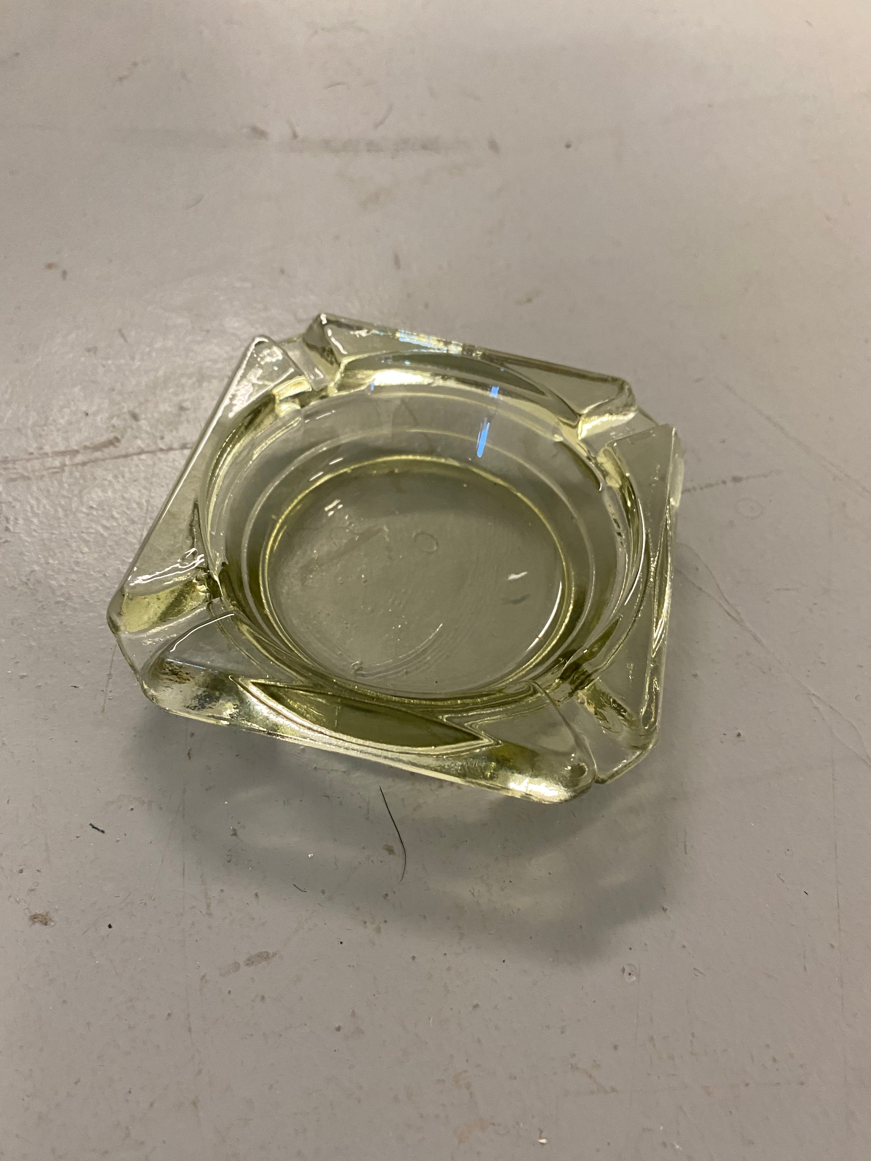 Vintage tinted ashtray