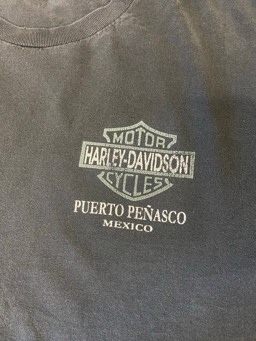 Vintage Front And Back Harley Davidson T Shirt - L