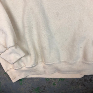 Creme Russell blank crewneck sweater
