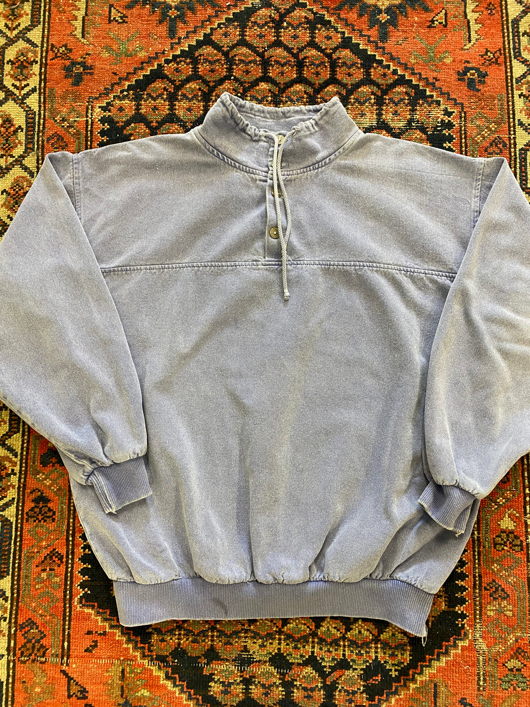 Vintage stone Wash purple pullover - L