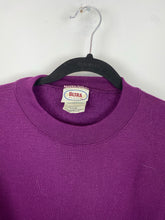 Load image into Gallery viewer, 90s Heavy Weight Purple Crewneck - XL