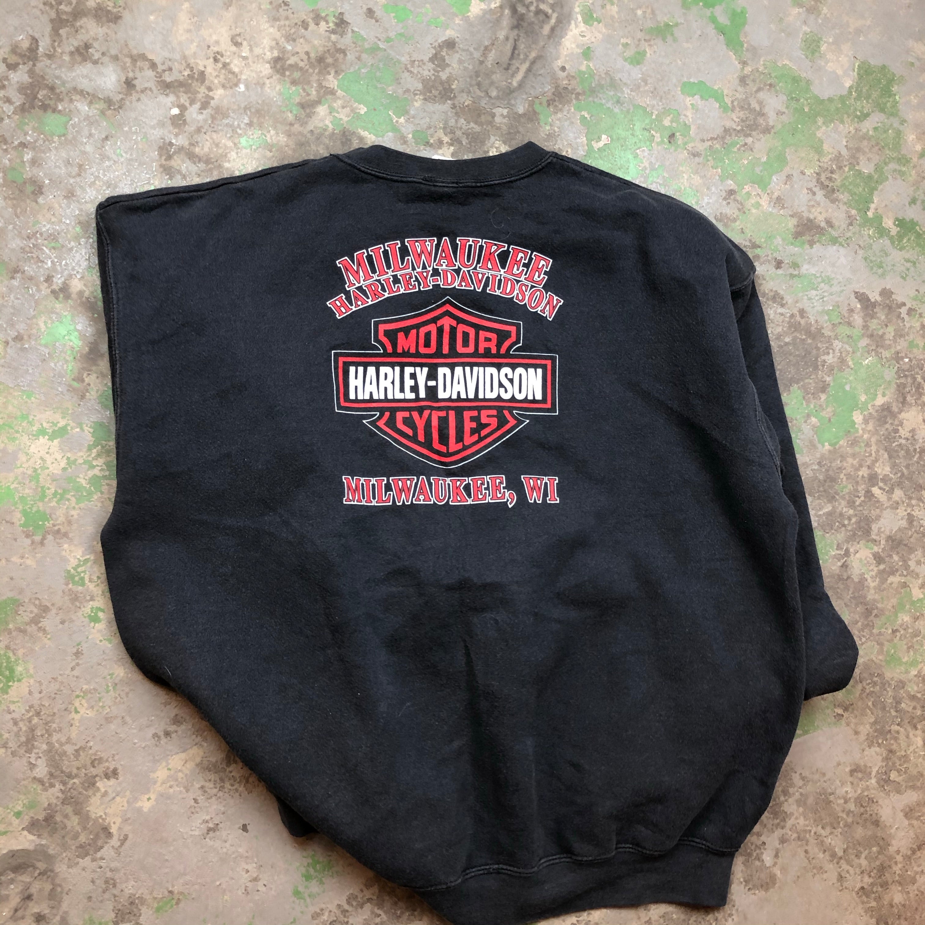 Front and back Harley Crewneck
