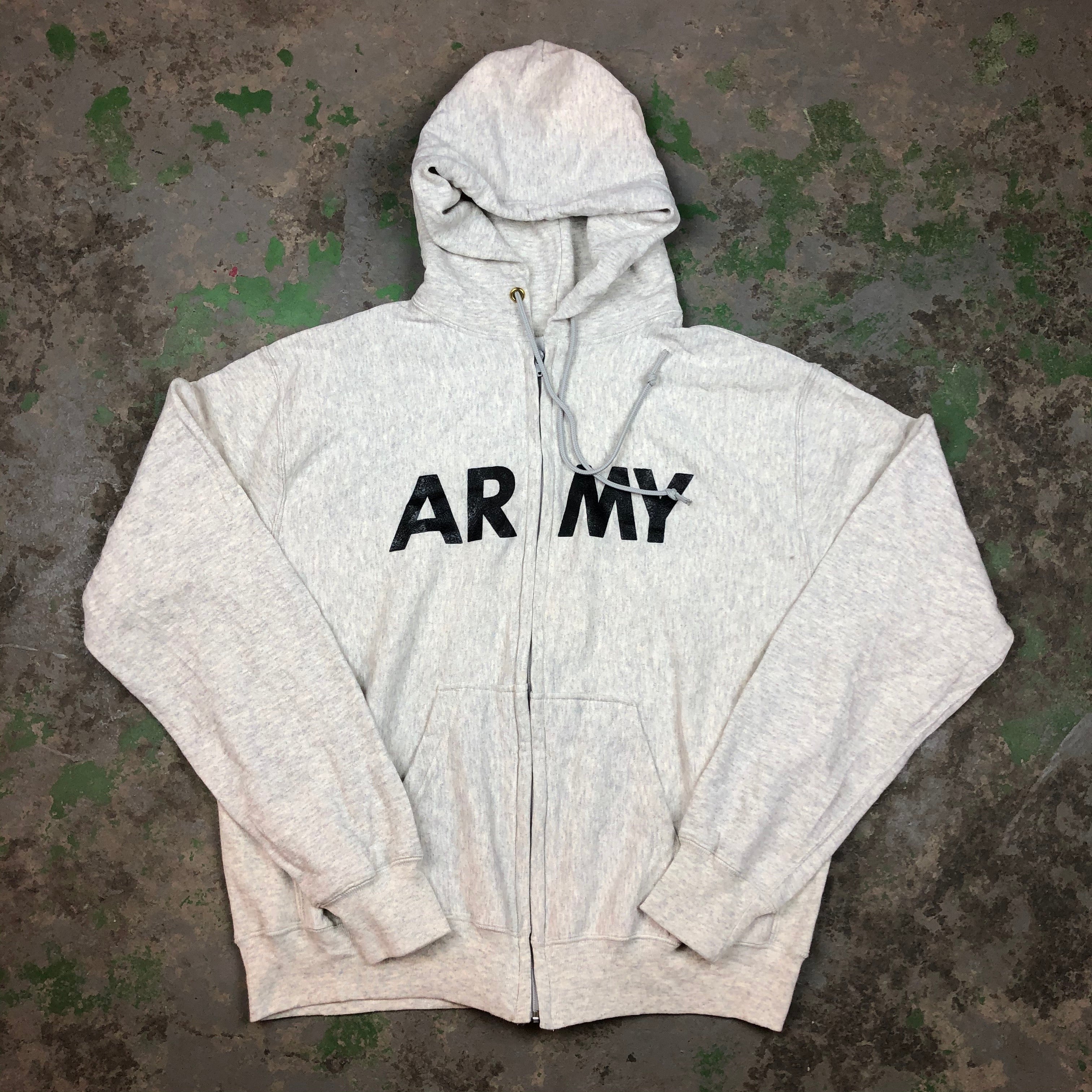 Hoodie zipper outlet army