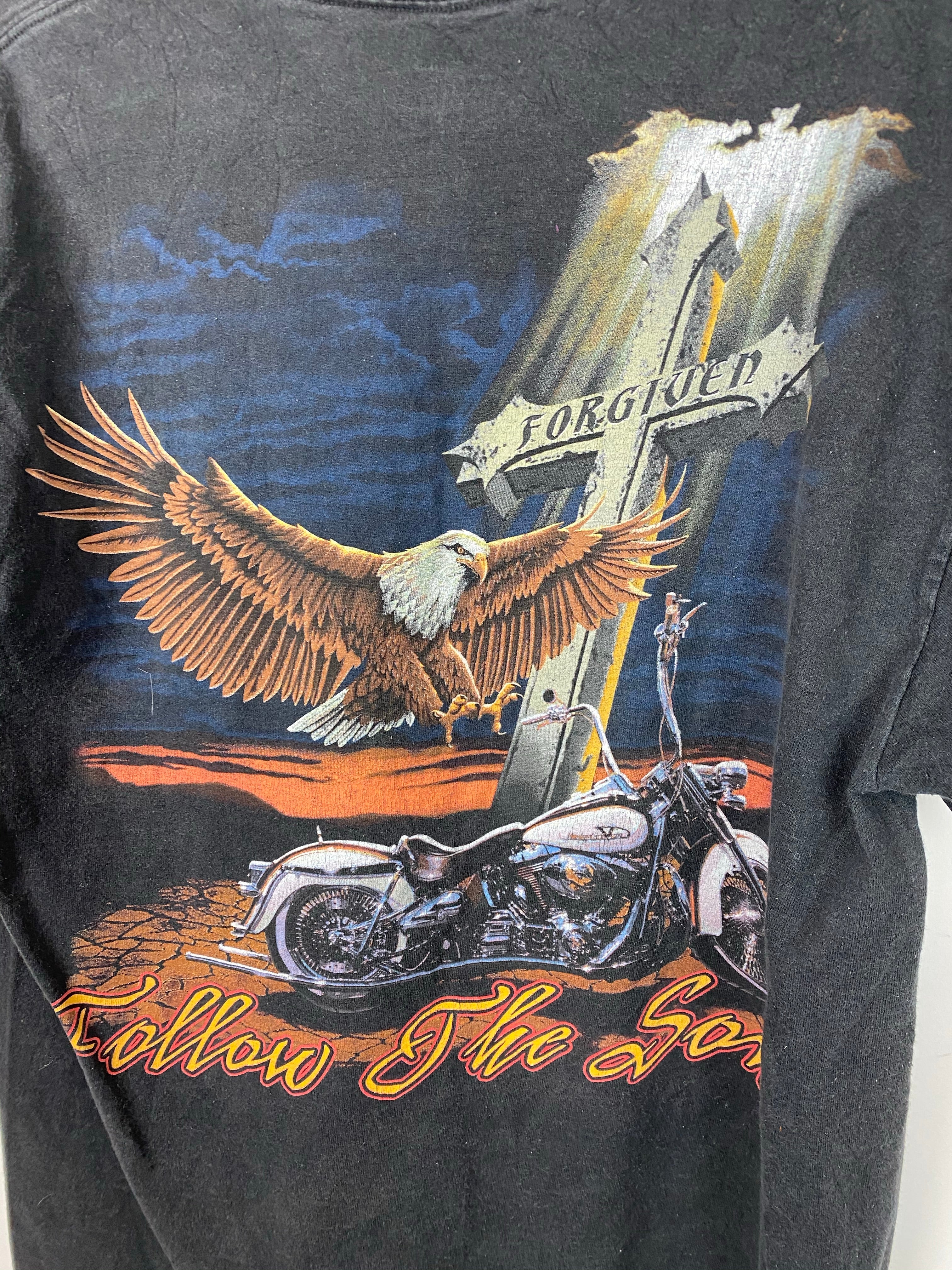 Vintage Faded Eagle T shirt - M