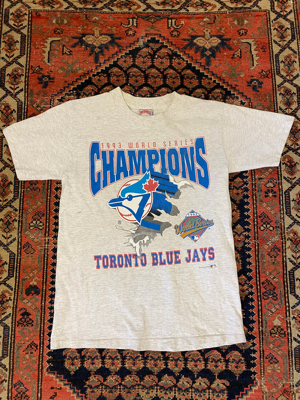 1993 World Champion Blue Jays T Shirt - M