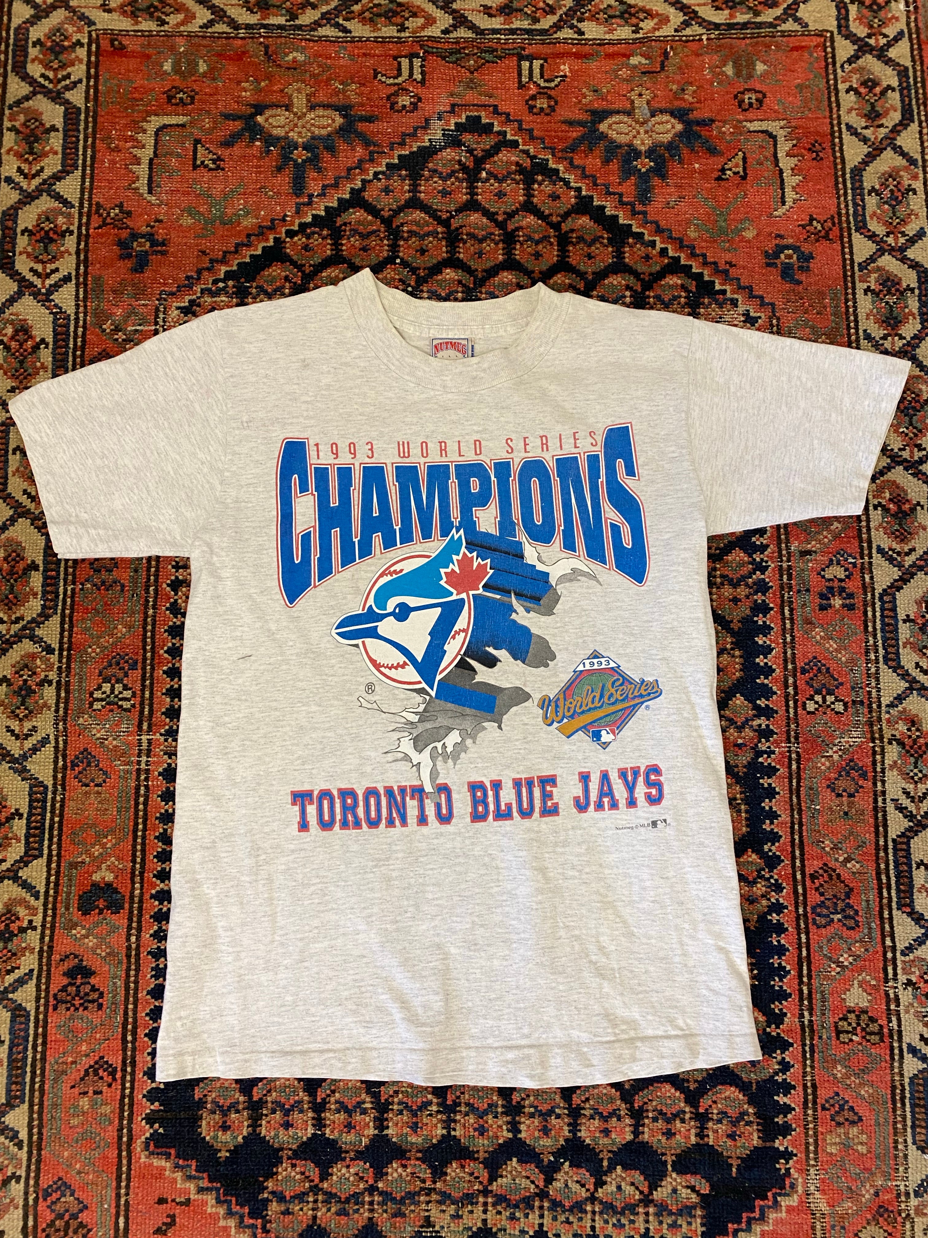 1993 World Champion Blue Jays T Shirt - M