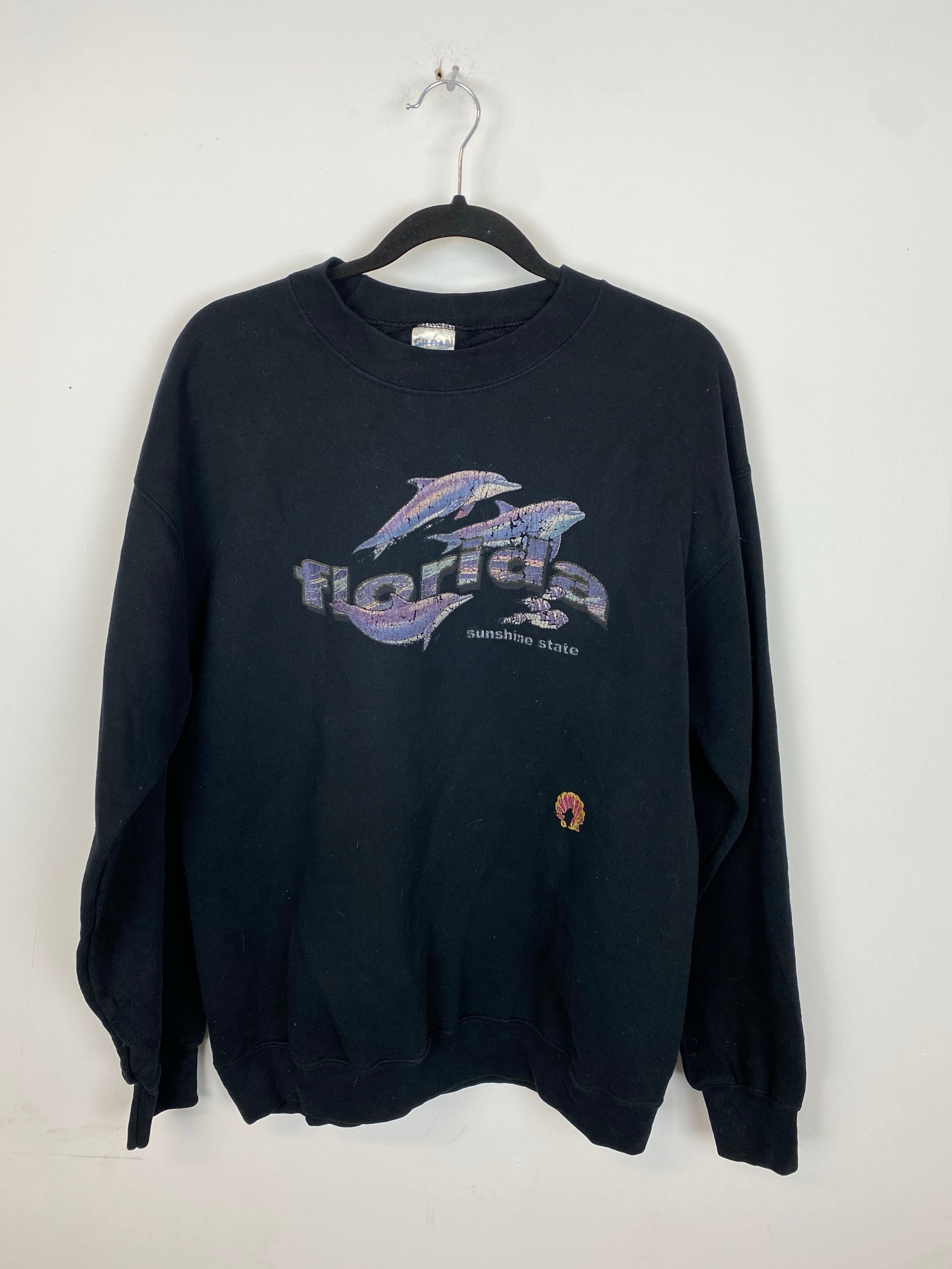 Vintage Florida Dolphin Crewneck - L