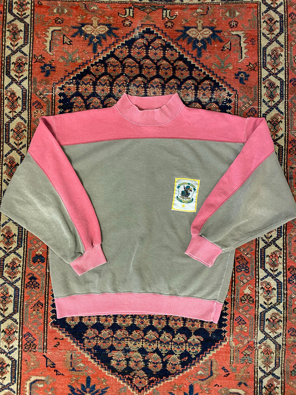 Vintage Colour Blocked Crewneck - M